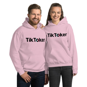 Tiktok Hoodie | Pink Hooded TikToker Sweatshirt for Women