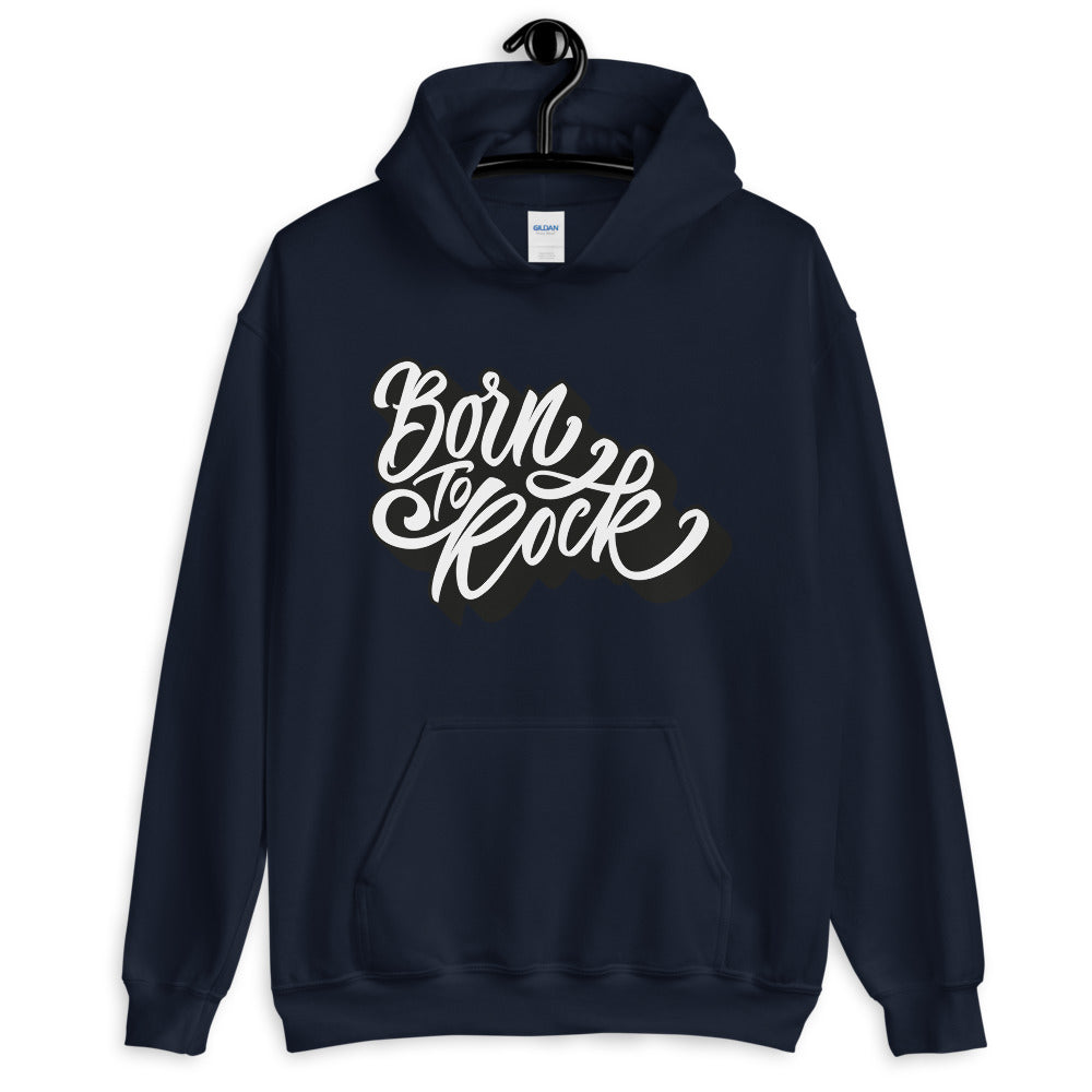 Born to Rock Hoodie | Red One Piece Born to Rock Pullover for Women